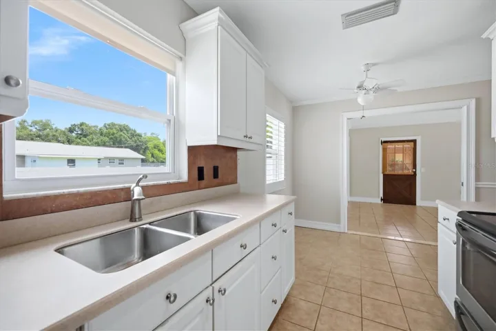 Everyone loves a window over the kitchen sink!