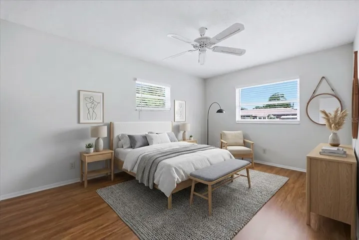 Staged Master bedroom
