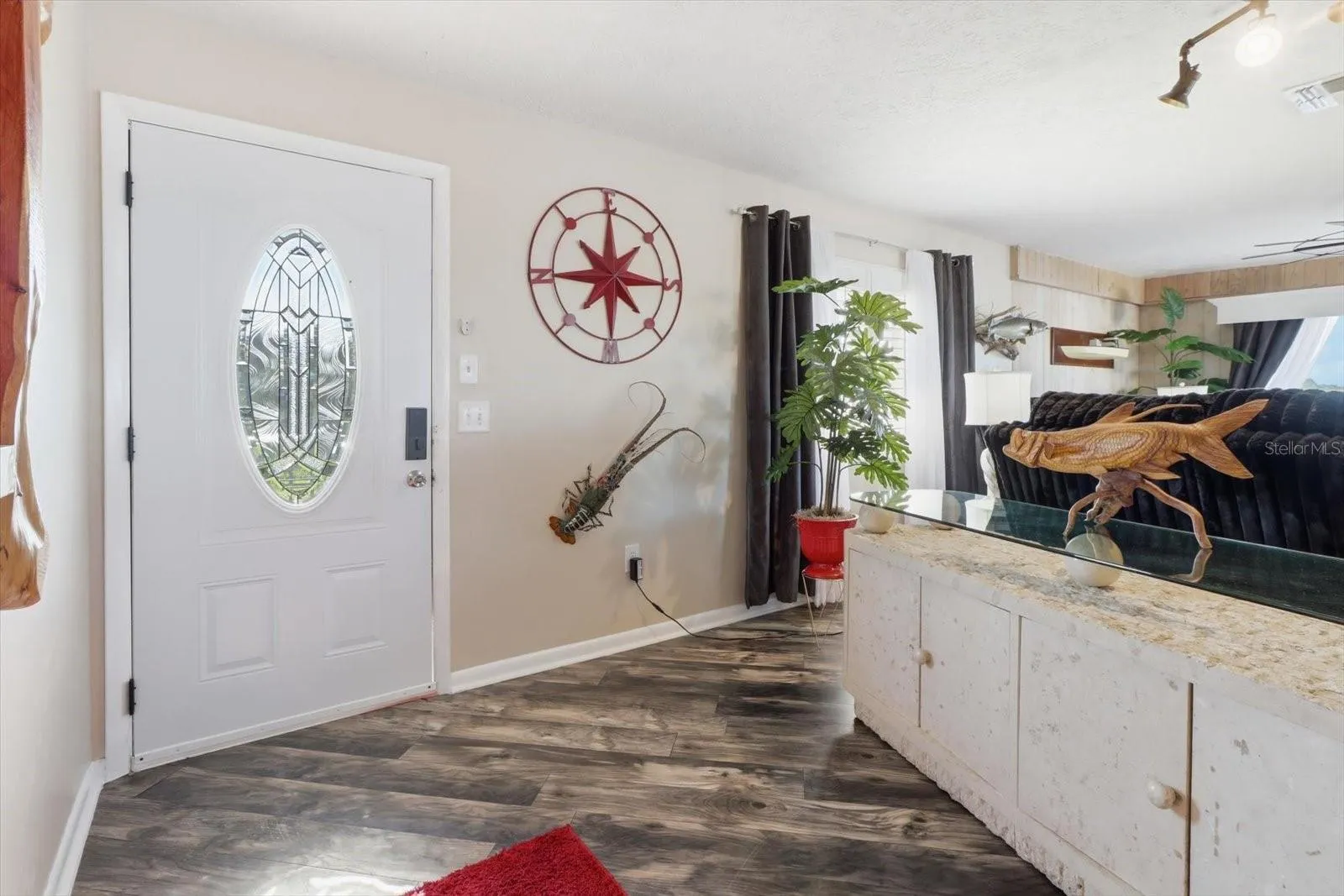 Entry opening into the spacious living area.