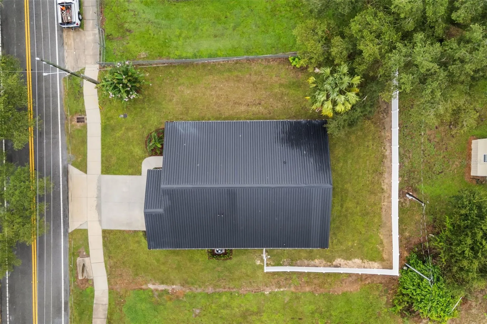 Aerial View - Metal Roof