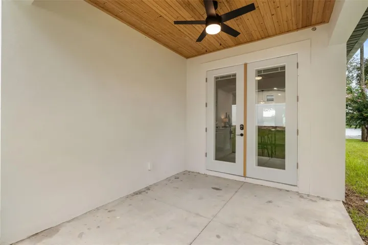 Lanai with French Doors