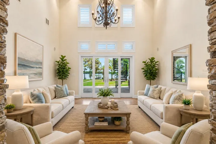 Virtually Staged Living Room