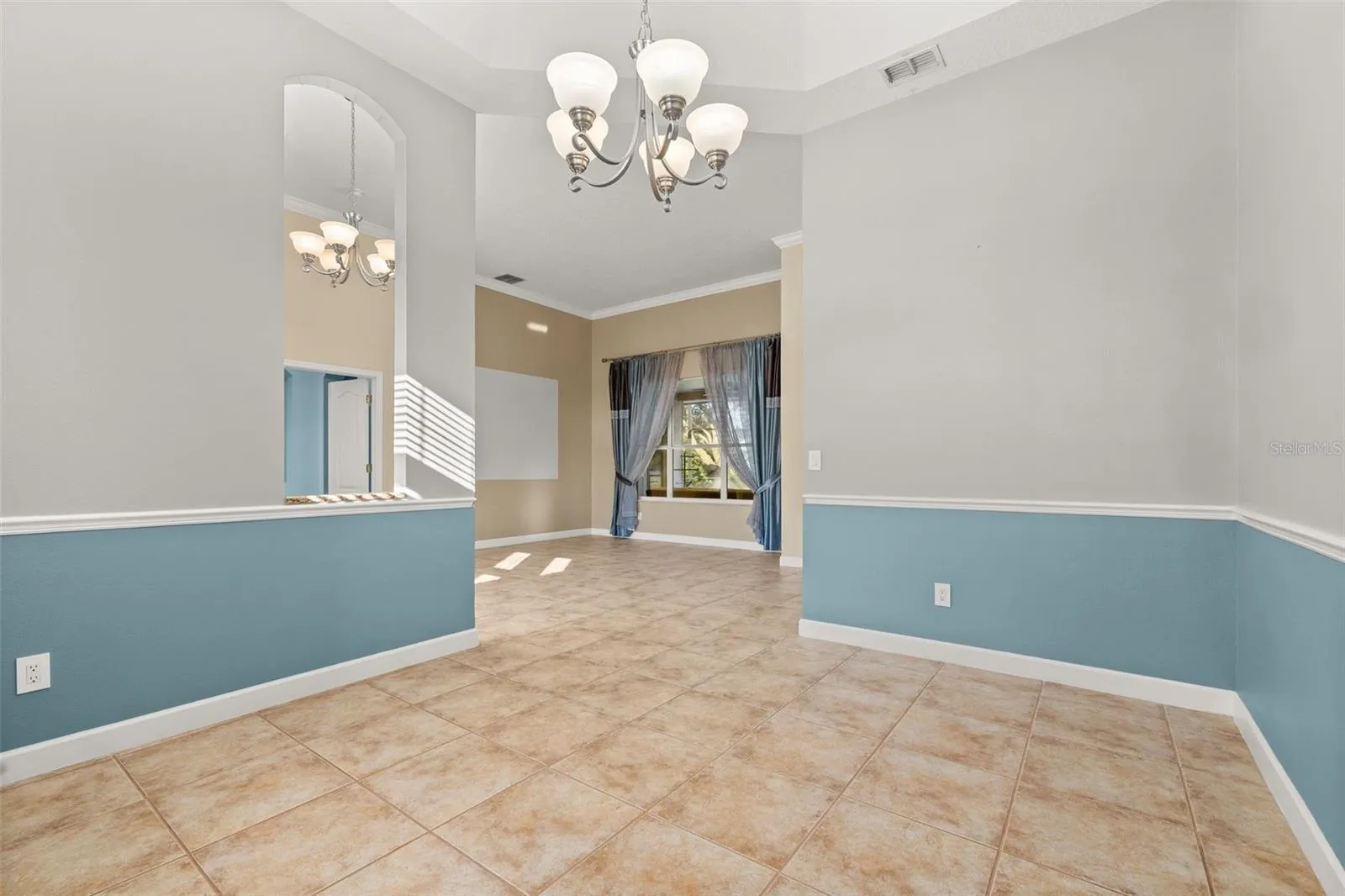 View of the formal living space