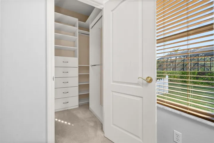 Custom closet in bedroom 4