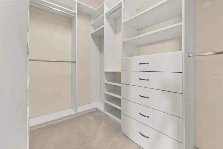 Custom closet #2 in primary suite