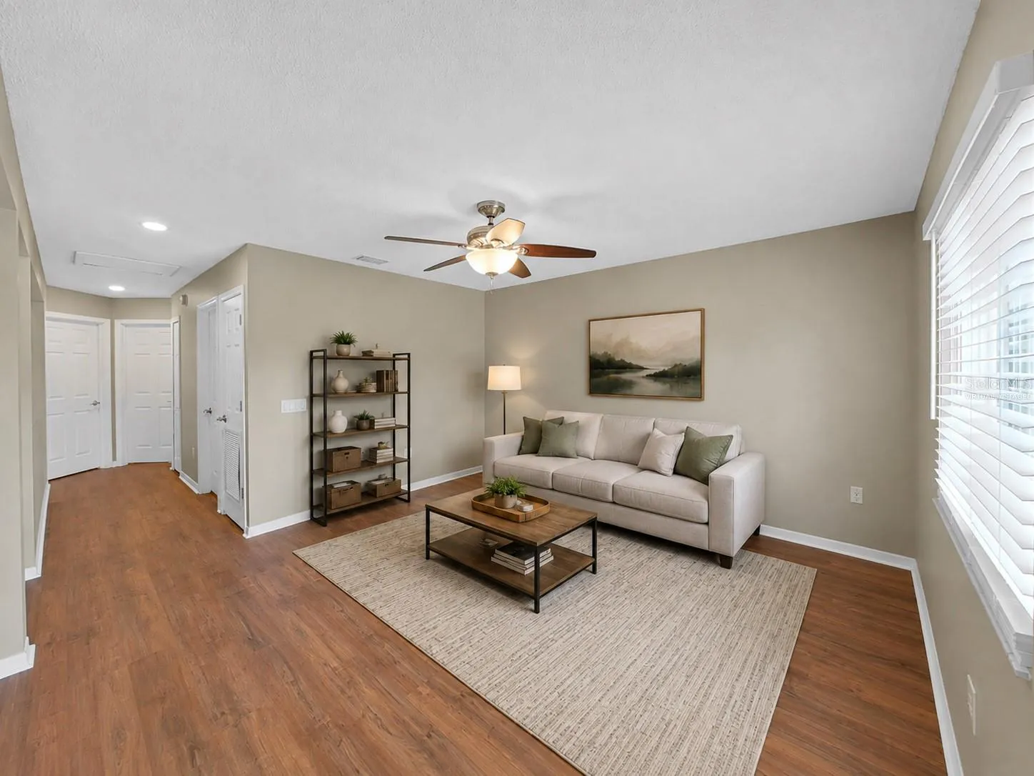 virtually Staged  living room