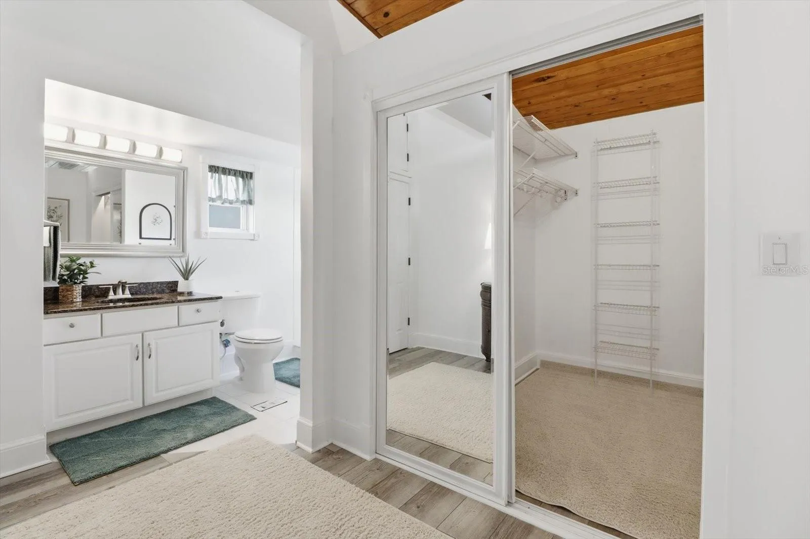 Bathroom / Walk-In Closet Transition
