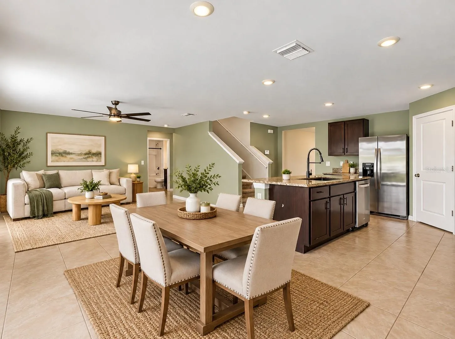 Staged Living Room