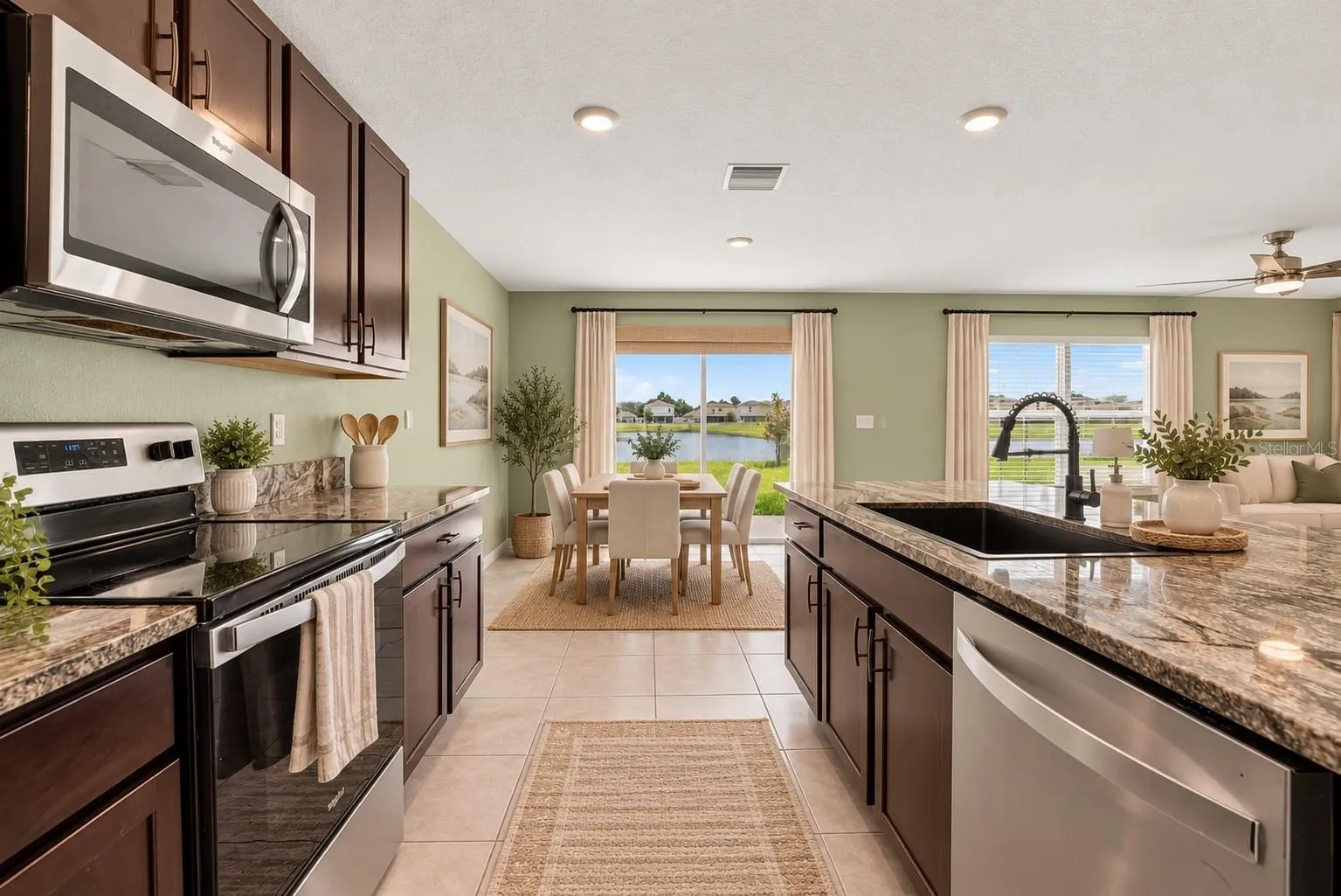 Staged Kitchen