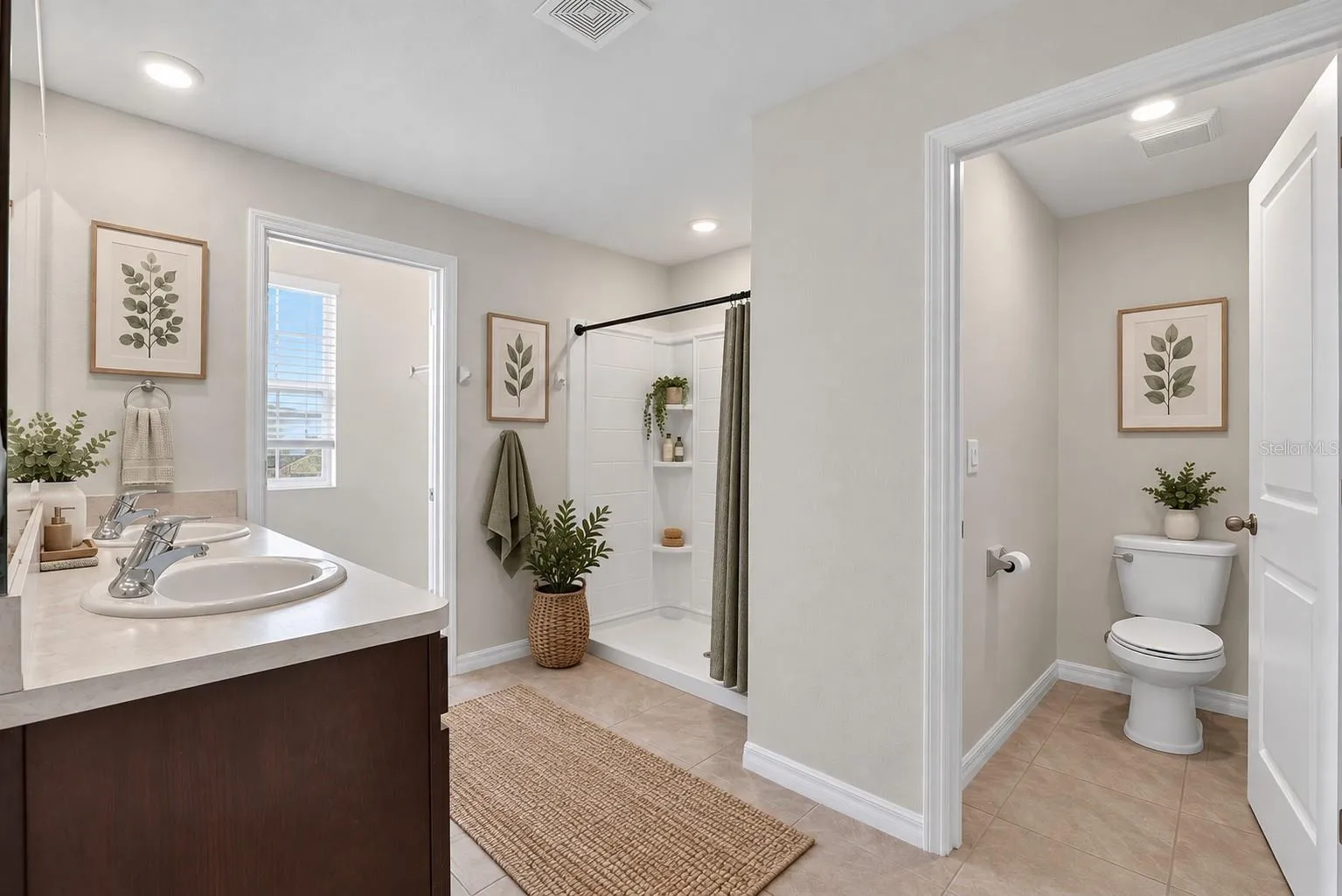 Staged Primary Bath