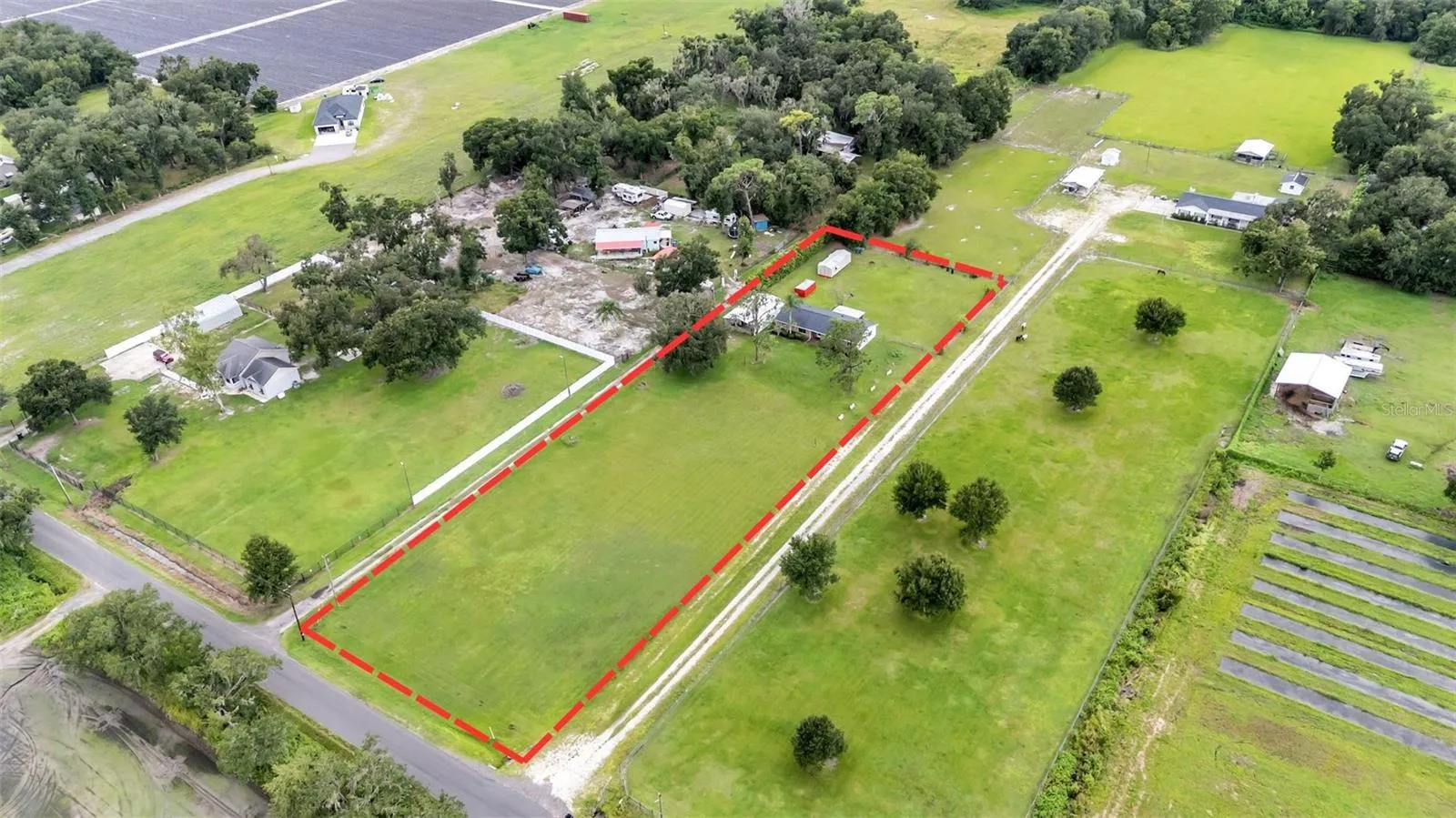 Outlined Property Line