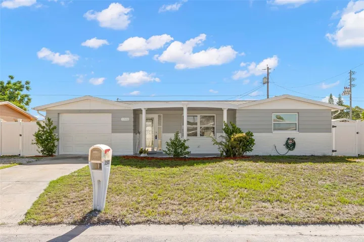 Front with driveway