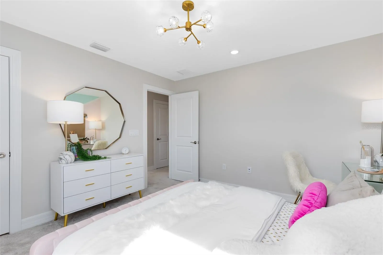 Model Home Design Only. Pictures and furnishings are for illustrative purposes only. Elevations, colors and options may vary. Furniture is for model home staging only.