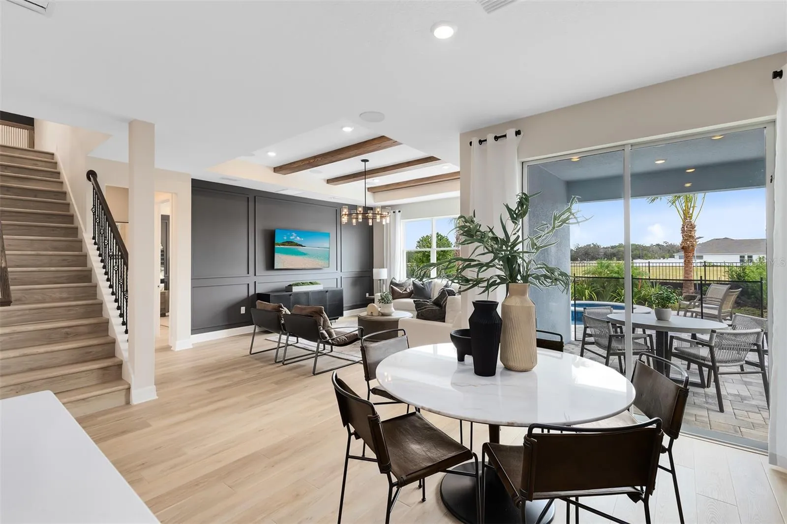 Model Home Design Only. Pictures and furnishings are for illustrative purposes only. Elevations, colors and options may vary. Furniture is for model home staging only.