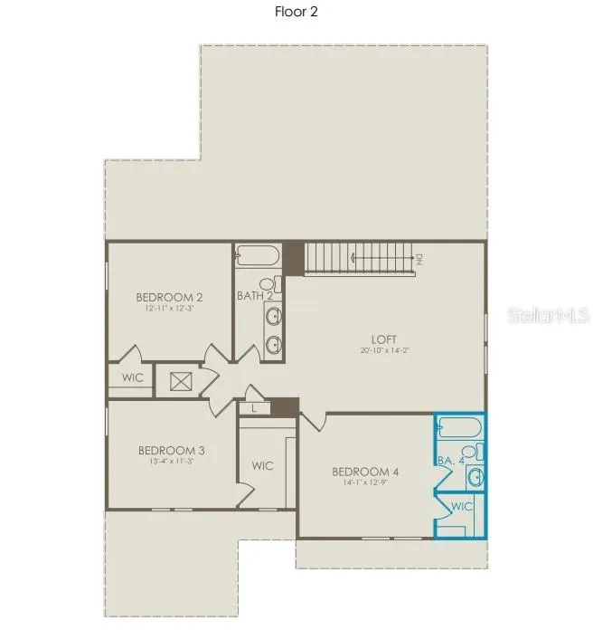 Floor Plan - Floor Two