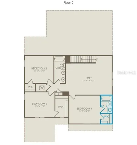 Floor Plan - Floor Two