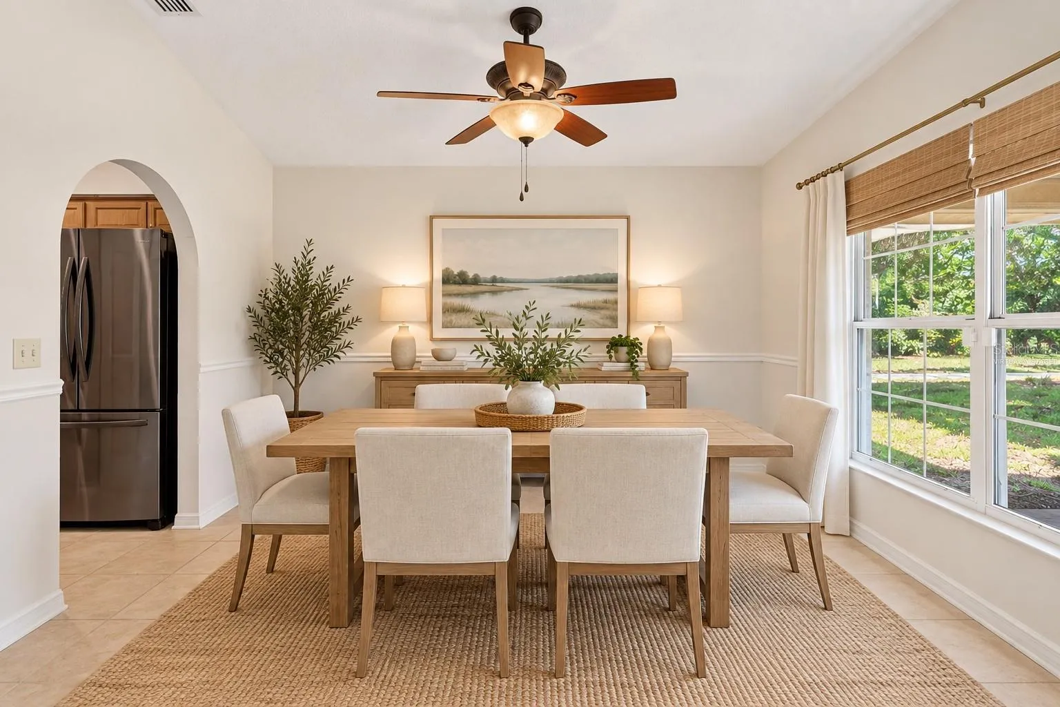 Virtually Staged Dining Room
