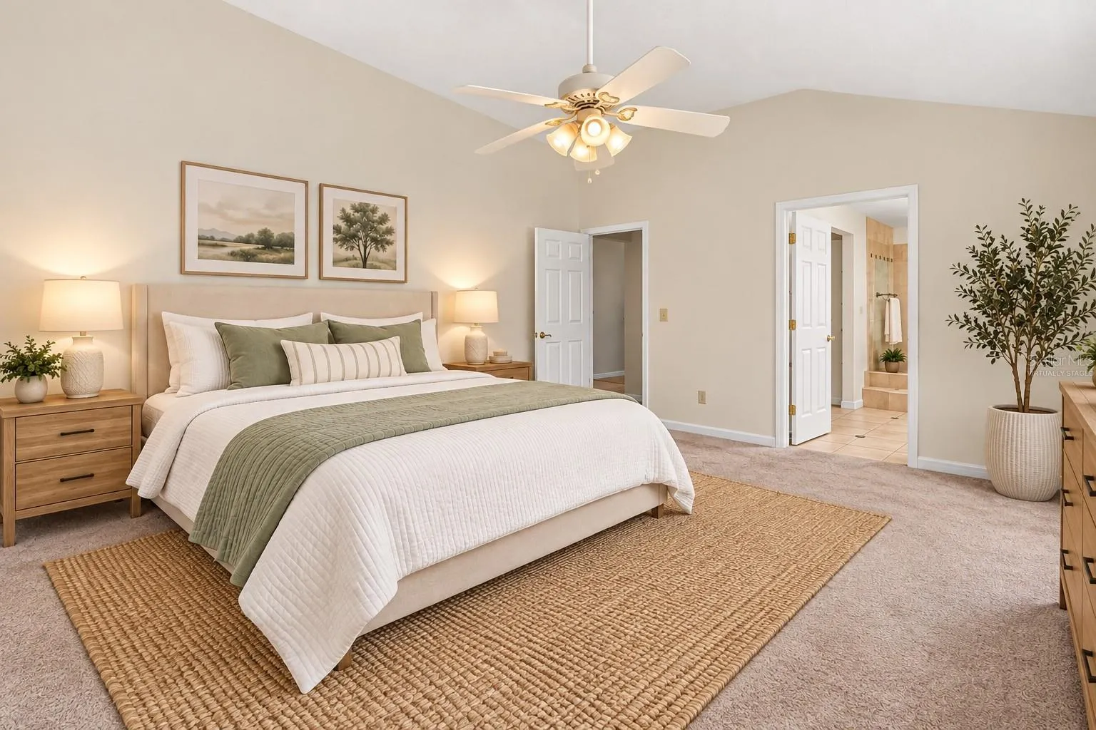 VIRTUALLY STAGED - Primary Bedroom