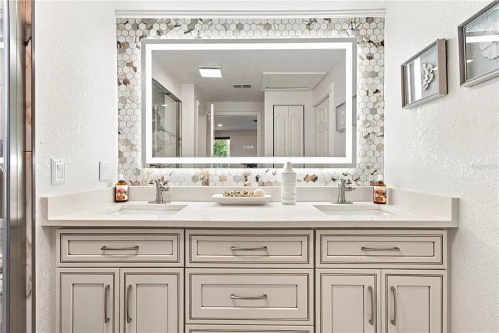 Primary Bathroom completely remodeled