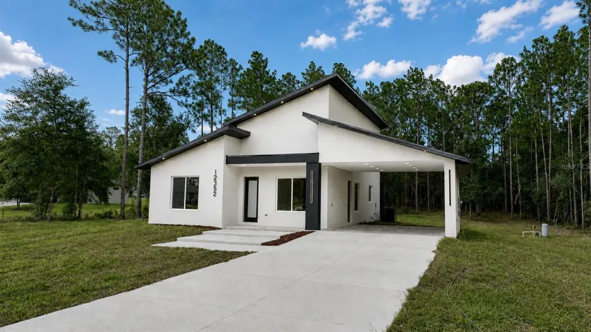 Striking modern front elevation