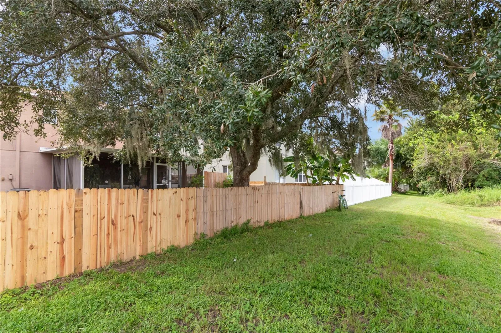 outside fence view