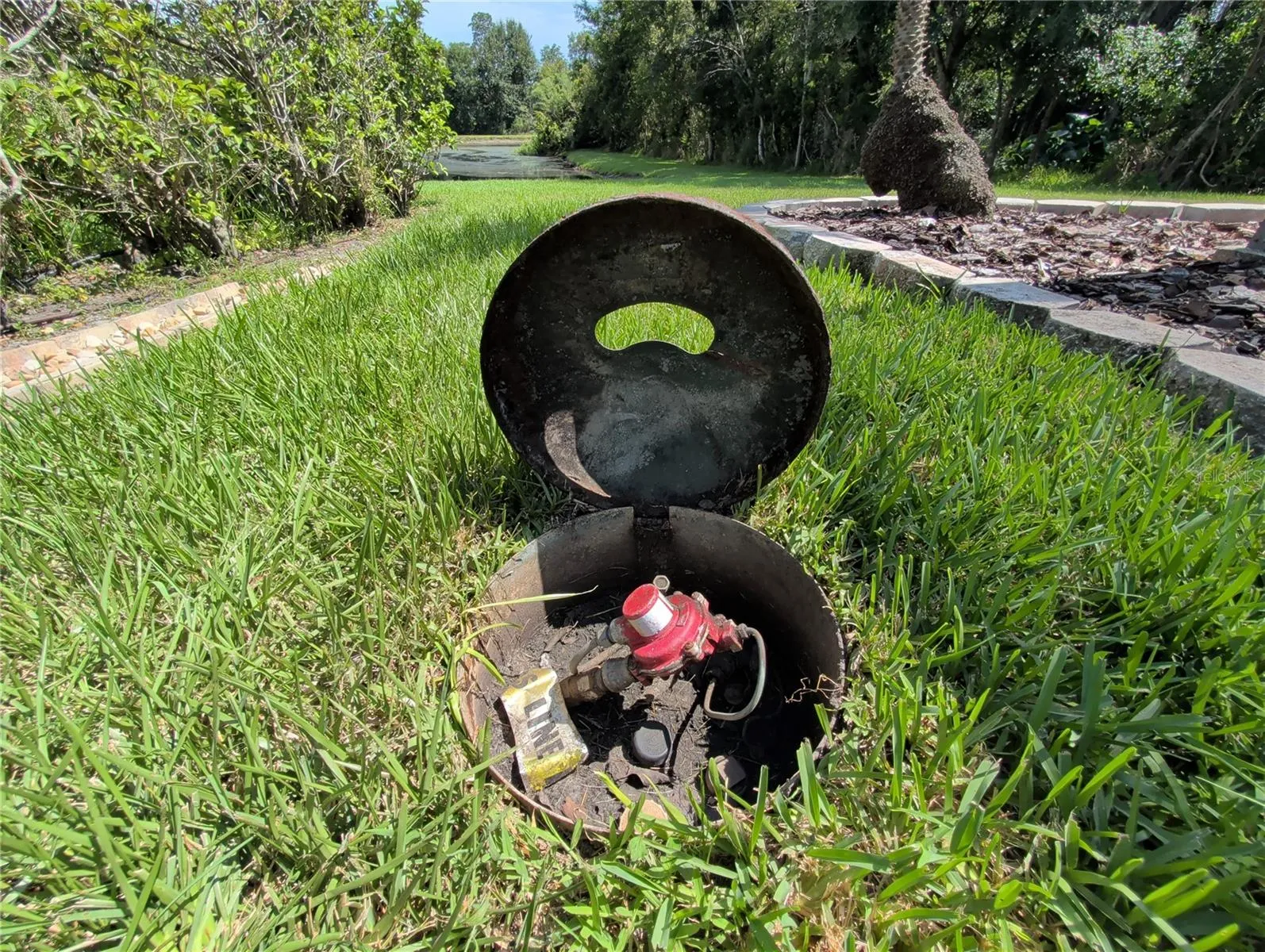 Underground propane tank
