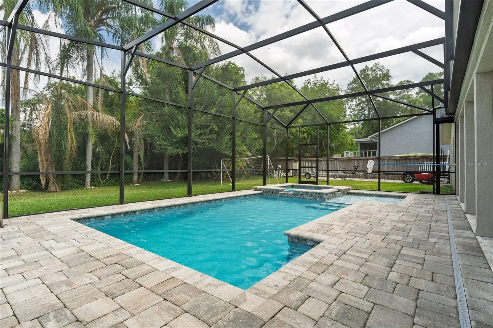 2024 Pool, spa, pavers and screen