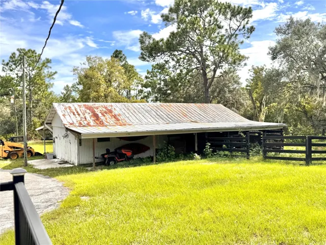 Barn and pastures
