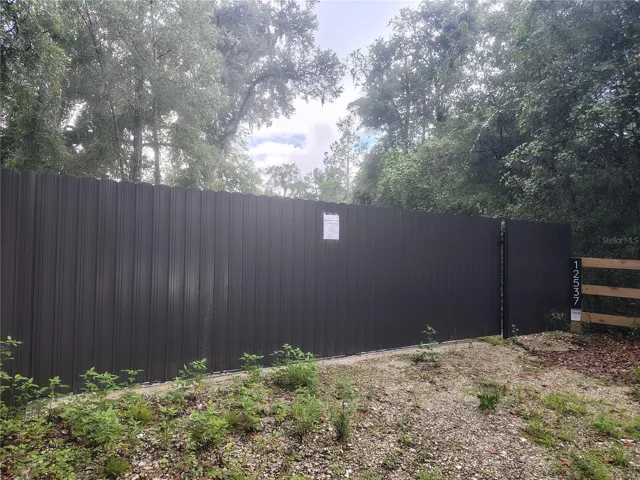 Driveway - Metal Electric Gate