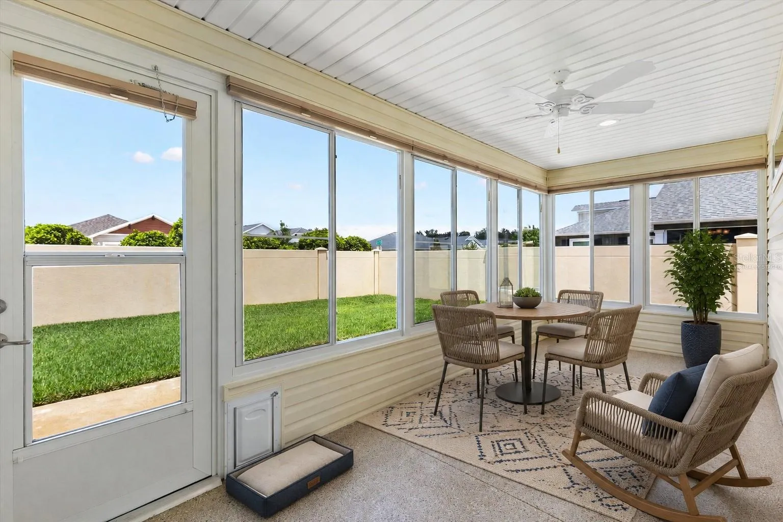 Virtually Staged  Florida Room Under Air