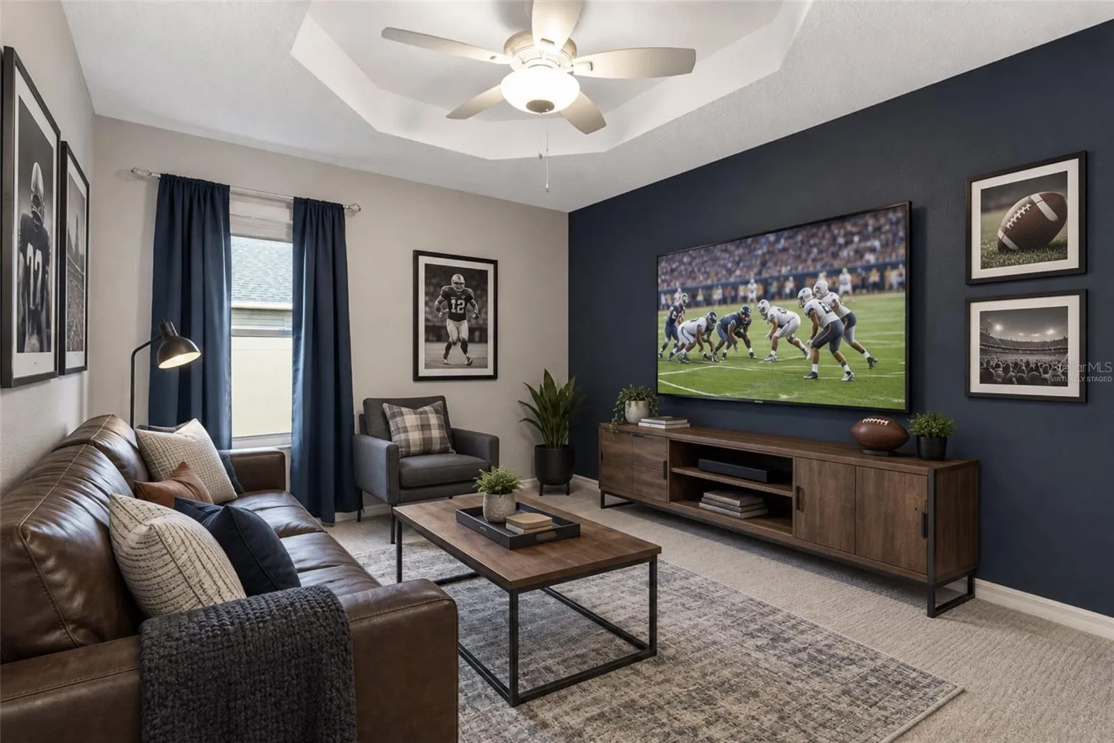 Bedroom 2 Man Cave Virtually Staged