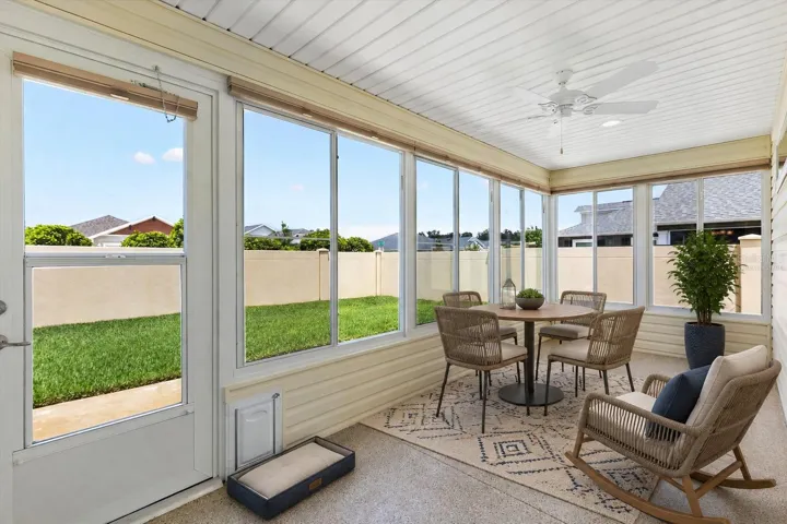 Virtually Staged  Florida Room Under Air