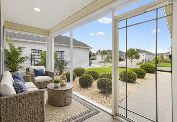 Virtually Staged Front Lanai