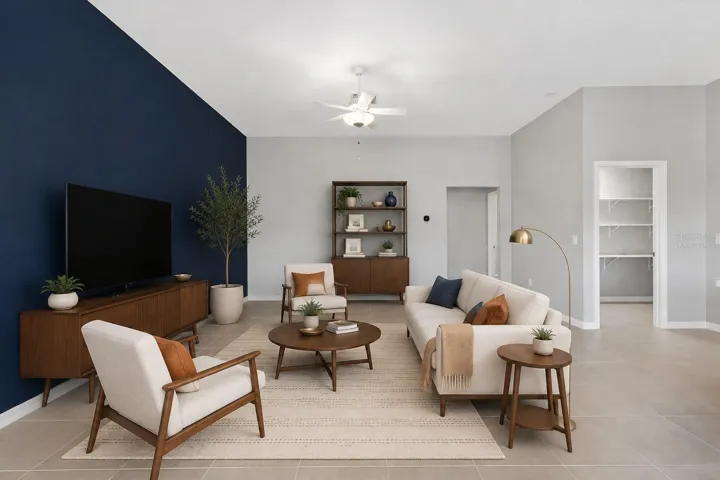Virtually Staged Image Living Room