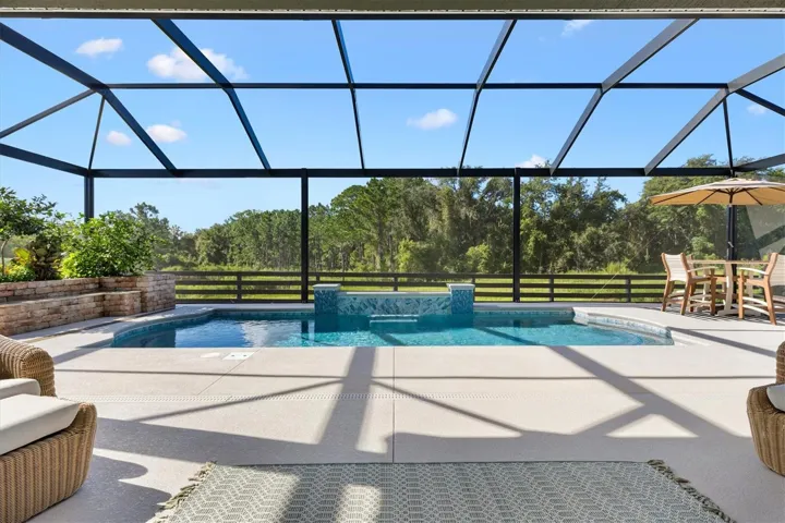 Salt water pool with a Preserve View