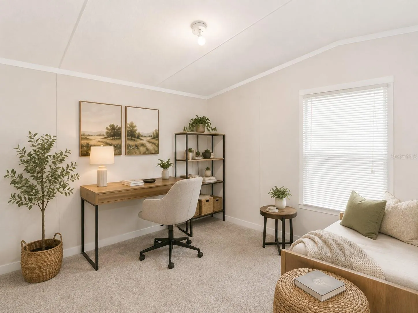 Virtually renovated and staged