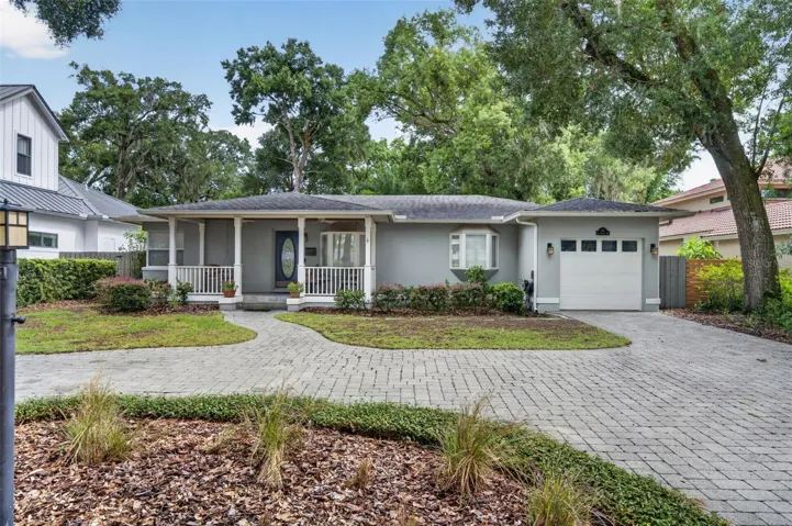 Situated on a quaint, one-way brick street