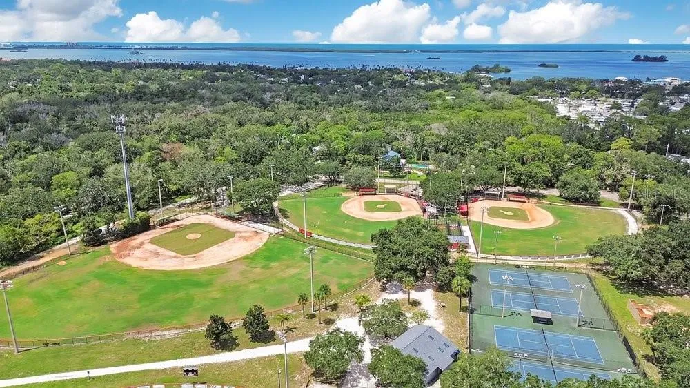 Baseball, basketball, pools, playgrounds, tennis, and pickleball all minutes away