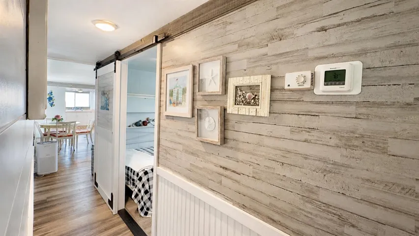 Hallyway with Barn door