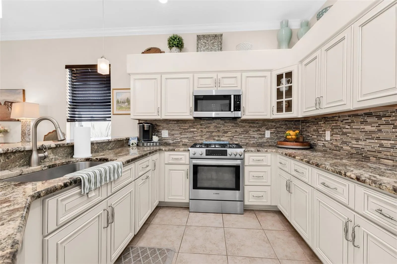 kitchen with gas stove