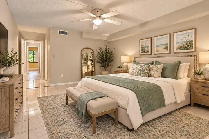 Primary Suite - Virtually Staged.