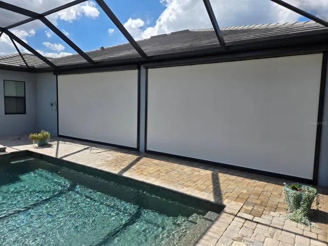 Automatic SPF hurricane screens