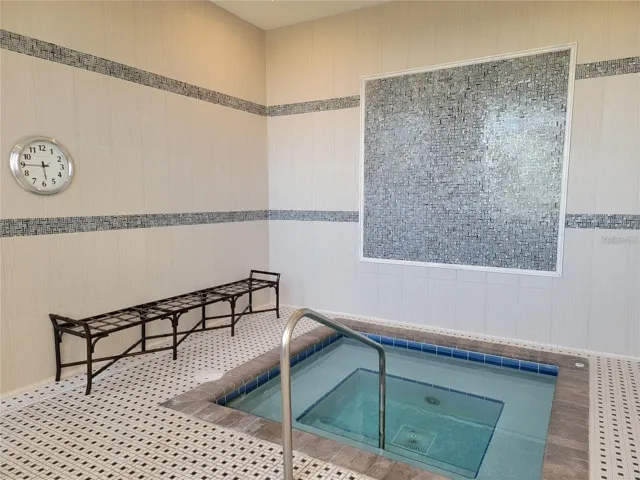 There are two indoor spas