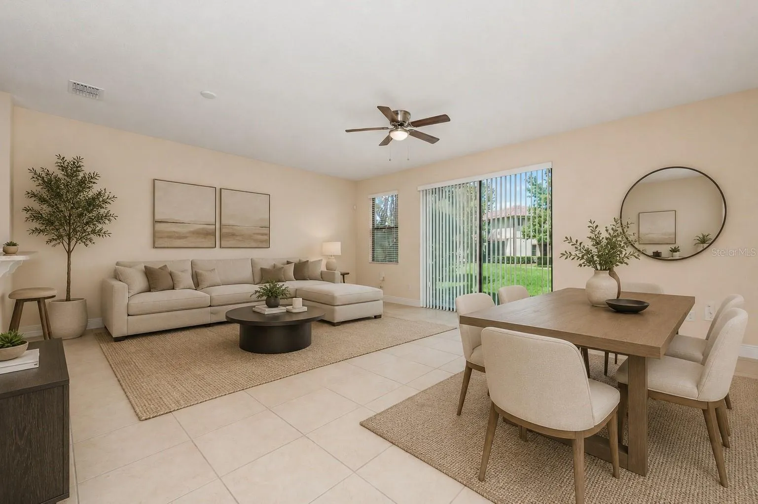 LIVING AND DINNING ROOM (staging)