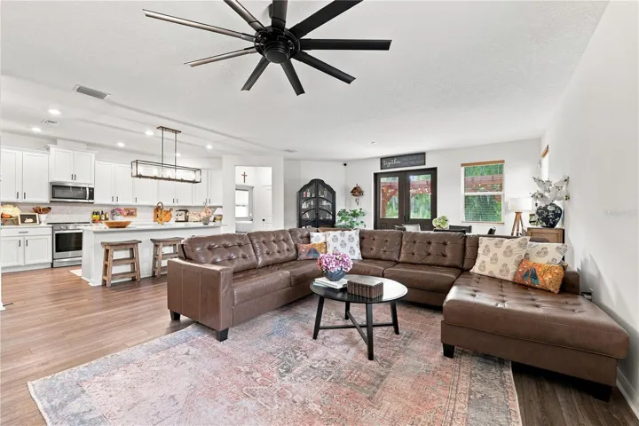 Open concept living room