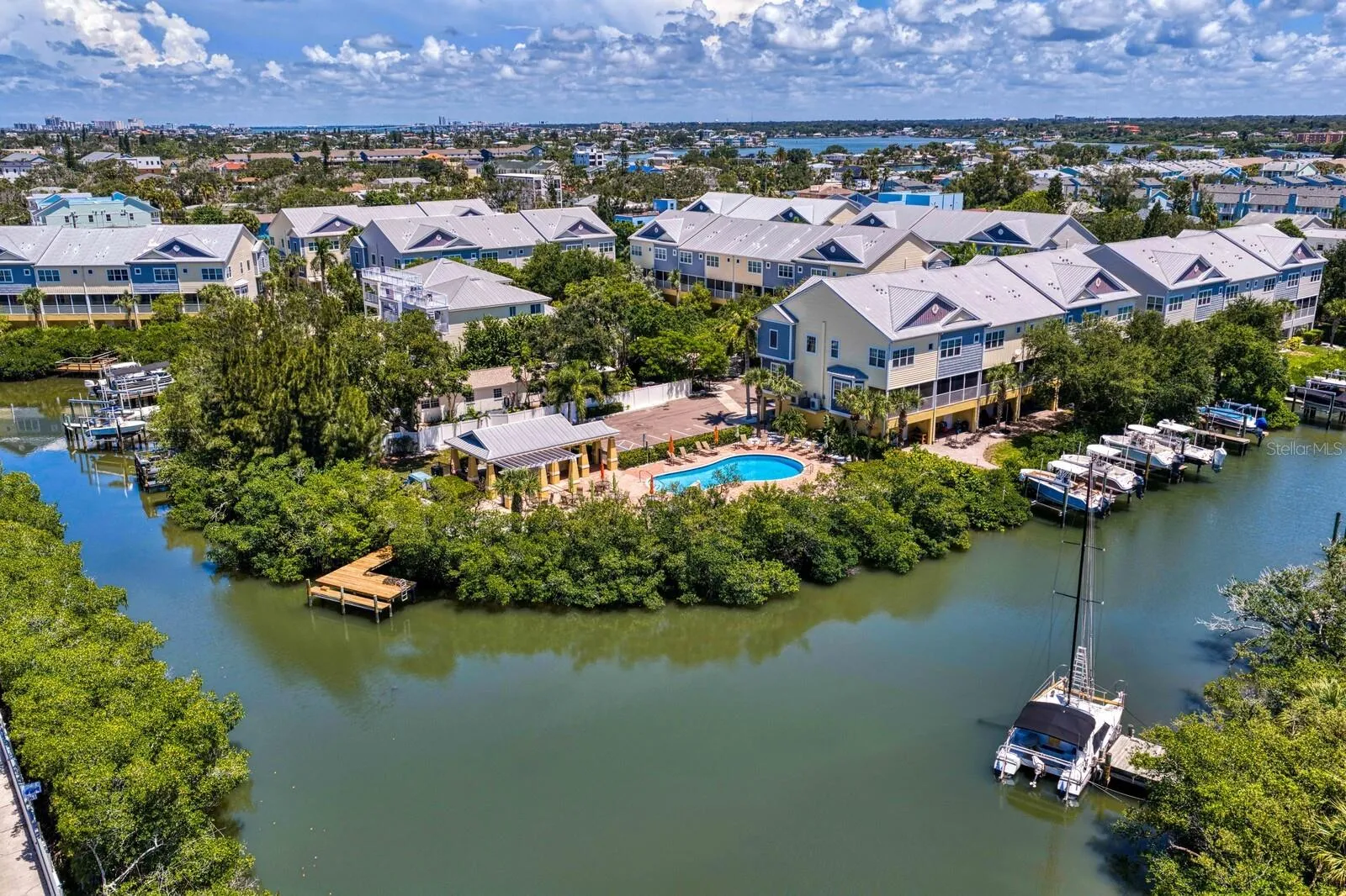 A higher view of The Cove
