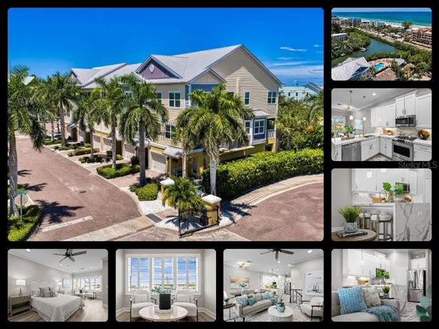 Updated 3 bedroom, 3 full bath, 1,935 sq ft townhome in The Cove, a cozy, gated community across Gulf Blvd from the beach.