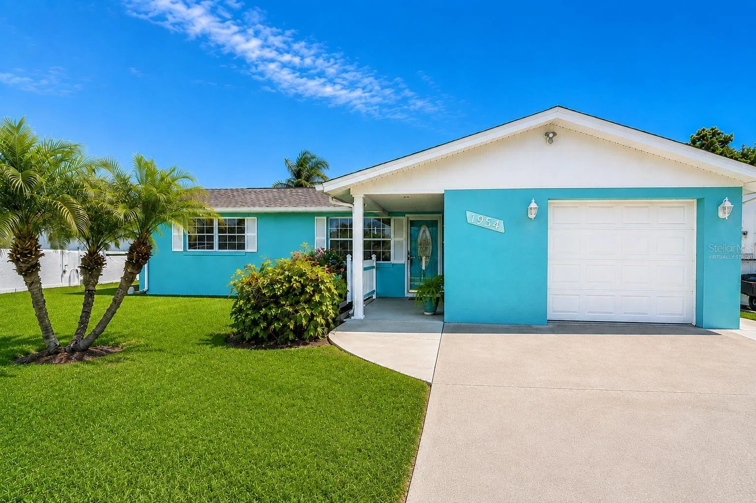 Exterior Front- virtually staged with fresh paint