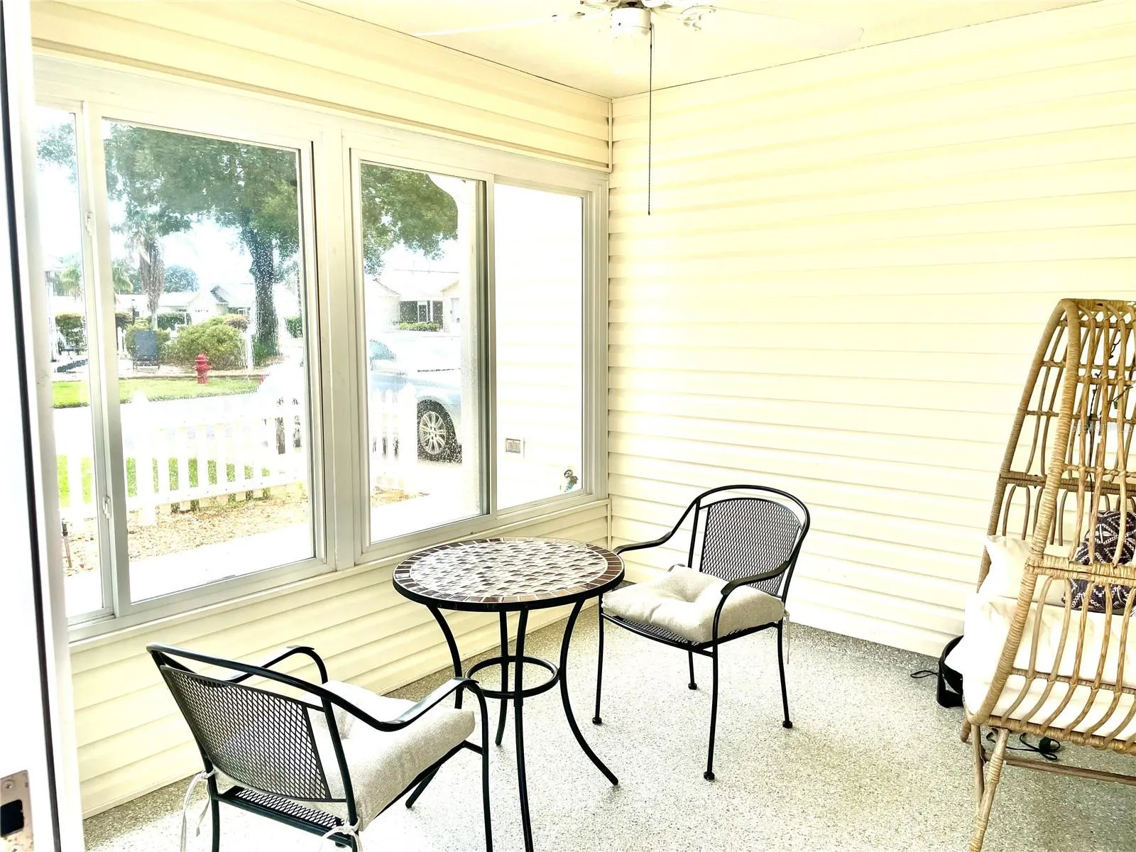 Front Porch with Glass Windows