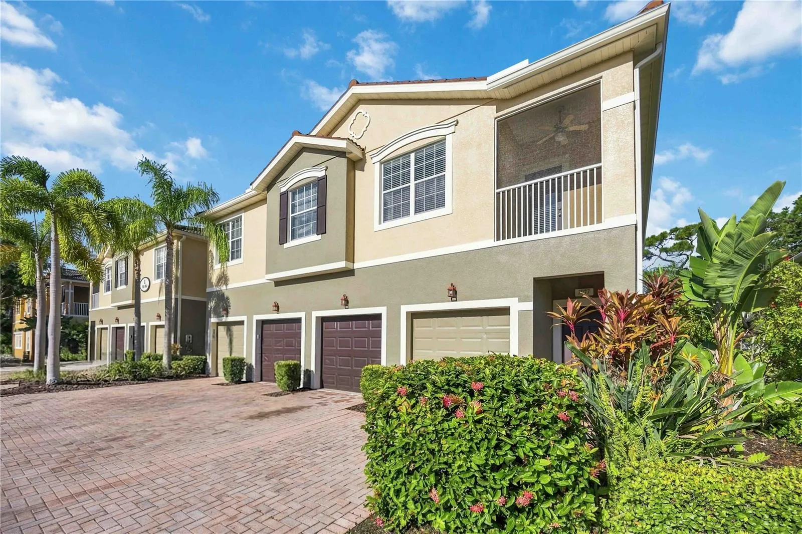 One car garage and one driveway parking space